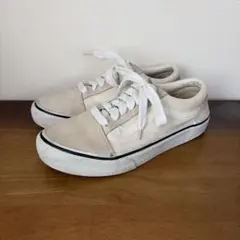バンズ Vans OLD SKOOL ベージュ ローカットスニーカー 22cm