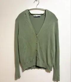 【 ZARA 】 春〜夏向け　薄手　レディース　カーディガン　Mサイズ