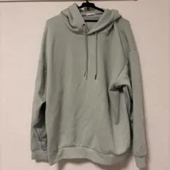 GU ミントグリーン フード付きパーカー