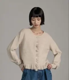 チビフリルカーディガン