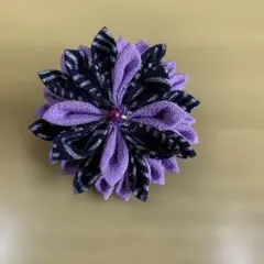 つまみ細工 ヘアクリップ ハンドメイド