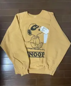 80s 復刻 sportswear スヌーピー スウェット トレーナー イエロー