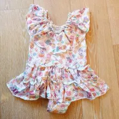 アンパンマン 女の子 水着 100サイズ ワンピース フリル キッズコレクション