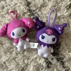 美品マイメロディ&クロミ ぬいぐるみセット　ハッピーセット　マクドナルド　マック