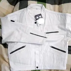 ホワイトデニムジャケット　 LLサイズ