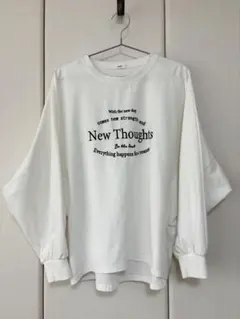 ☆ナイスクラップ☆NICE CLAUP ドルマン袖カットソー 中古