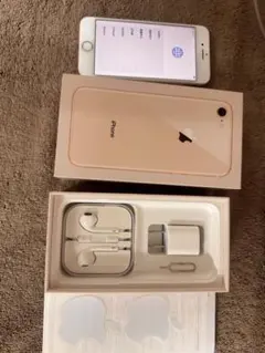 iPhone 8 ゴールド 64GB SIMフリー 付属品完備