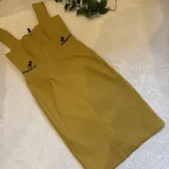 SPORTMAX スポーツマックス　ノースリーブひざ丈ワンピース マスタードのサムネイル