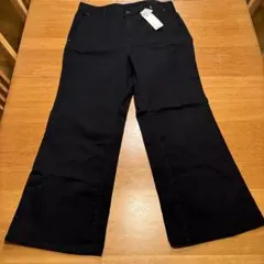 GU フレアパンツ ブラック XXLサイズのサムネイル
