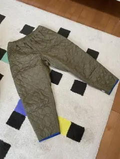 CAL O LINE キルティングパンツ オリーブ