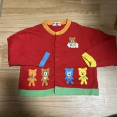 ミキハウス ホットビスケッツ カーディガン