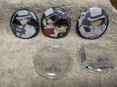 名探偵コナン　ユニバコラボ　怪盗キッド・コナン 缶バッジ3個セット