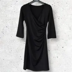 【0235】ドレープデザイン カシュクールワンピース