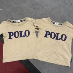 POLO ベージュ Tシャツ 2枚セット　90cm 100cm