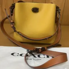 COACH コーチ ウィロウ バケット バッグ カラーブロック フラックスマルチ