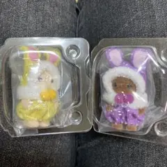 シルバニアファミリーカラフルうさぎコスチュームブラウンうさぎマーガレットうさぎ