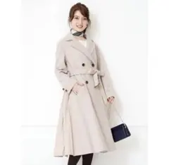 新品タグ付き　apuweiser-riche ウールプリーツコート