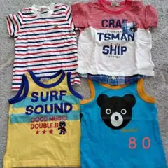 ミキハウス Tシャツ タンクトップ 80