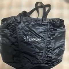 EATMEショッピングトートバッグ　黒