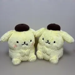 ポムポムプリン まるまるおすわり超BIGぬいぐるみ2種