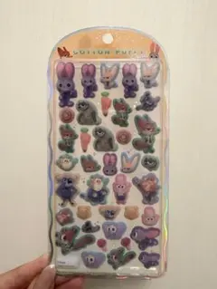 【正規品】 コットンパフィーシール　ズートピア