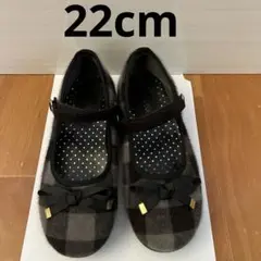 冬用　パンプス　22cm