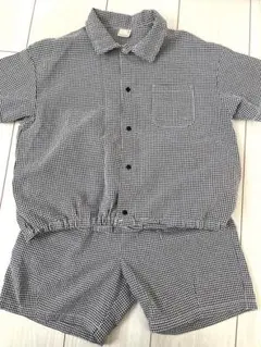 プティマイン×アジュガ チェック セットアップ 110