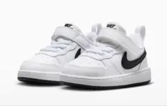 【美品】13cm スニーカー ナイキ コート ボロ LOW リクラフト ホワイト