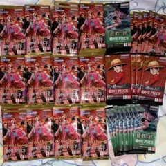 ワンピースカード　サーチ済み　未開封　パック　157点