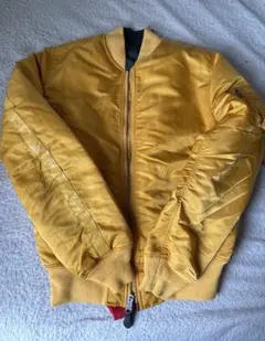 【新品未使用】値下げました。ALPHA MA-1 フライトジャケット イエロー