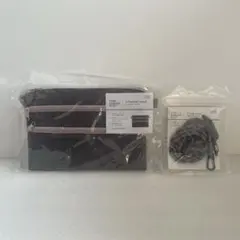 新品未使用 3COINS 3ファスナーポーチ・2WAYストラップセットのサムネイル