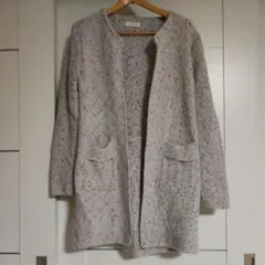 ロングカーディガン春色