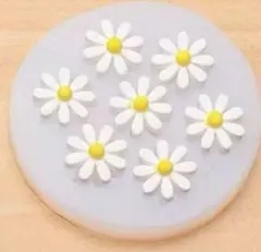 シリコンモールド　可愛い　花　モチーフ　フラワー　レジン型　粘土　装飾