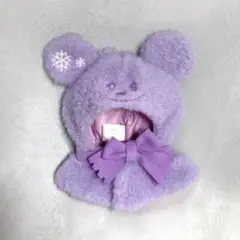 ユニベア シークレットポンチョ 紫 パープル