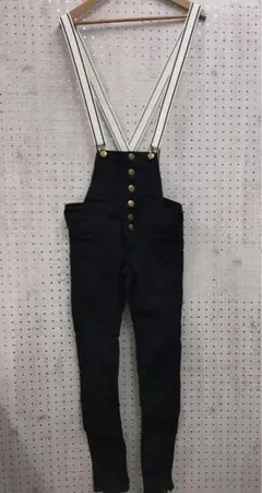 SLY 平成ギャル Y2K 00s ストリート古着 スキニー サスペンダーパンツ