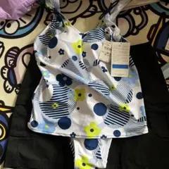 レディース水着 花柄 ショートパンツ付き