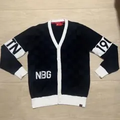 New Balance Golf チェック柄 長袖ニットカーディガン サイズ５のサムネイル