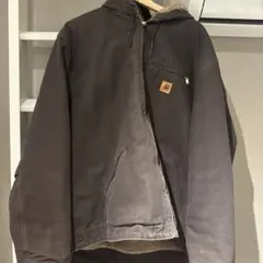 Carhartt ダークブラウン フード付きジャケット