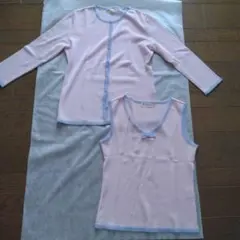 ピンク✕パープルTWINニットセット