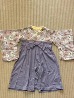 くすみカラー 袴ロンパース 90cm 雛祭り