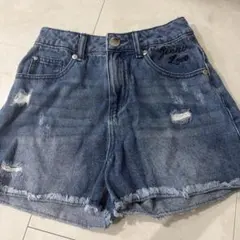 JENNI love デニムショートパンツ ダメージ加工