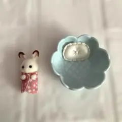 シルバニアファミリー　くじ　赤ちゃん＆お花のベッドセット　フォーナ