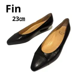 ✨美品✨ing イング ポインテッド フラットパンプス 本革 ブラック