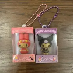 サンリオキャラクターズ ミニフィギュア キーホルダー 2個セット