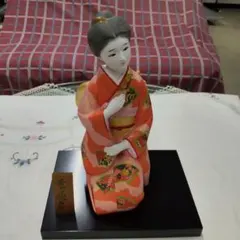 日本人形 三味線 ガラスケース入り 伝統工芸品 - メルカリ