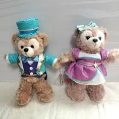 ディズニー　ダッフィー&シェリーメイ ぬいぐるみチャーム　キーホルダー