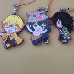 鬼滅の刃 ラバーストラップ 3個セット