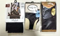 新品　3足セット　タイツ　スパッツ　トレンカ　ATSUGI　チュチュアンナ