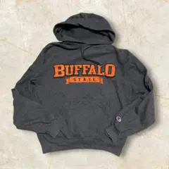 な*こ様 チャンピオン カレッジ 肉厚 スウェットパーカー US 刺繍ロゴ フー