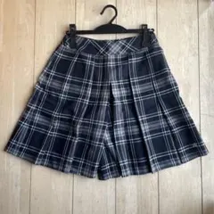 pom ponette キュロット M チェック柄